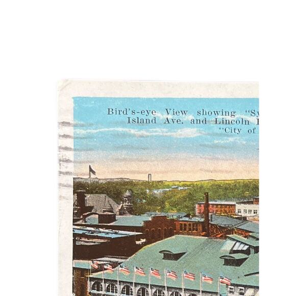 Vintage 1926 Post WWI Litho Tinted EC Kropp Postcard Sylvandell Amusement Palace - Picture 3 of 7